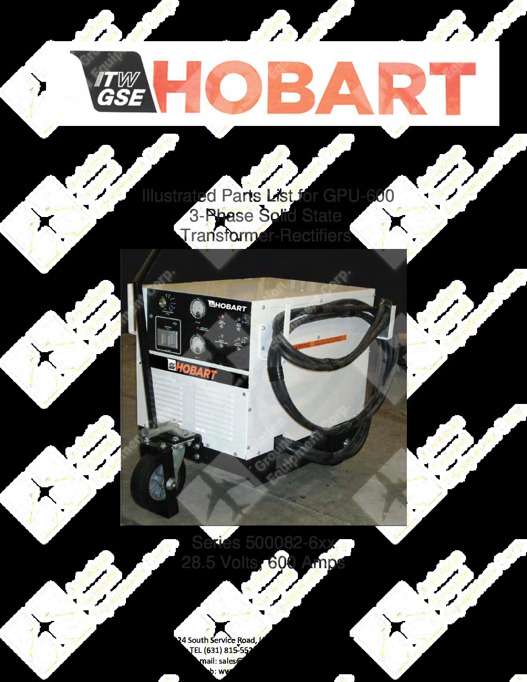 hobart equipment parts